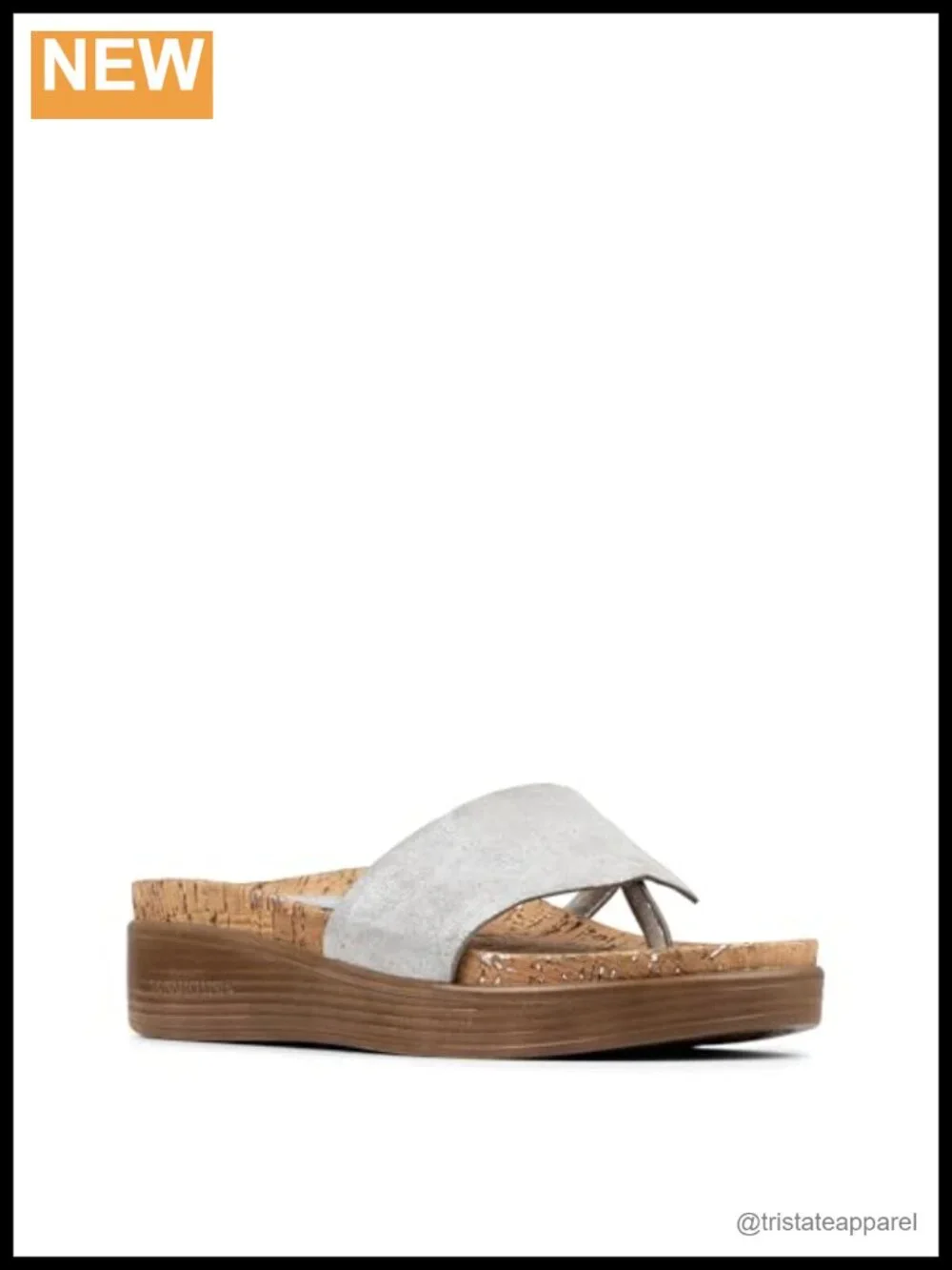 Wedge Slide Sandals Croco Patent Leather Padded Footbed